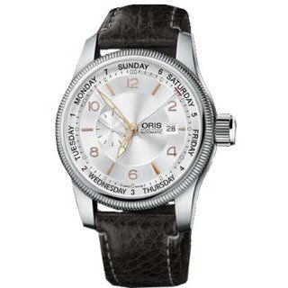 Oris Mens OR645 7629 4061LS Aviation Big Crown Silver Dial Watch 