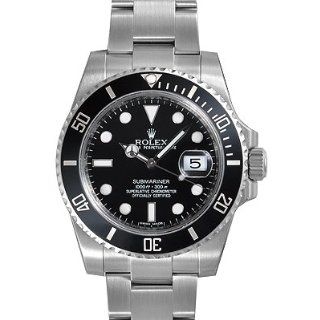 Rolex Submariner Black Dial Ceramic Bezel Steel Mens Watch 116610LN 