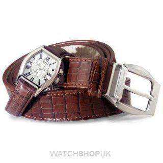 Rotary Mens Gents Strap Watch with a Leather Belt Watches  