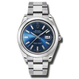 Rolex Datejust II Blue Dial Stainless Steel Automatic Mens Watch 