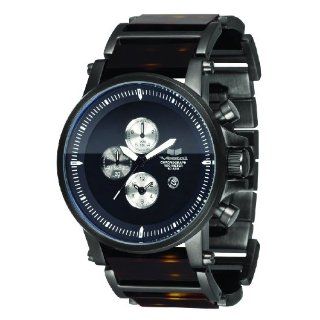 Vestal Mens PLA015 Plexi Gunmetal Tortoise Acetate Watch Watches 