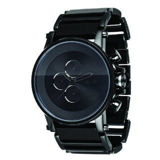 Vestal Mens PLA017 Plexi Minimalist Black Acetate Black Watch 