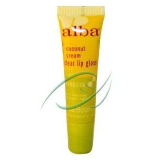 Alba Botanicals Coconut Cream Clear Lip gloss ( 12x.42 OZ 
