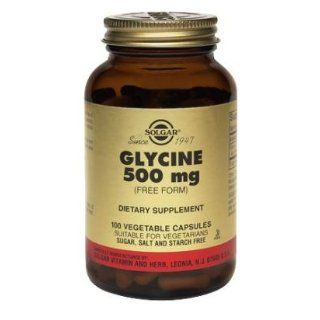 Glycine 500 mg Vegetable 100 Capsules Health & Personal 
