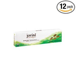 Jovial 100% Organic Brown Rice Spaghetti 12 oz. (Pack of 12)  
