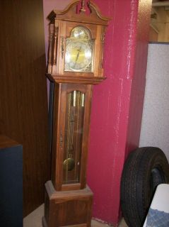 Emperor Clock Grandfather Assembled Weight Driven * PICK UP ONLY 