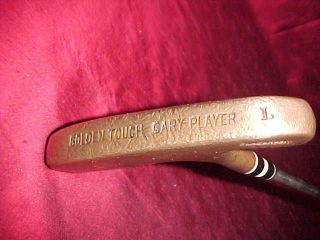 VINTAGE GARY PLAYER GOLDEN TOUCH PUTTER FREE SHIPPIMG