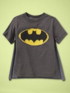 Baby Gap NWT Junk Food Superhero Batman Cape T Shirt T Top 18 24 