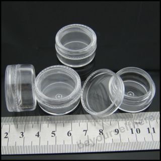   Clear Round Beads Display Storage Boxes Container Cases 30mm New B30B