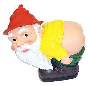 Mooning Garden Gnome   Gnome with Pants Down Mooning Guest  Best Rear 