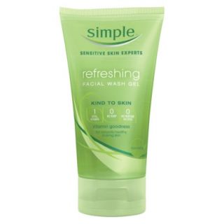 Simple Refreshing Facial Wash Gel   5 fl oz product details page