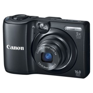 Canon PowerShot A1300 16MP Digital Camera with 5x Optical Zoom   Black