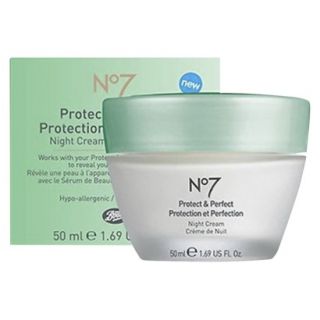 Boots No7 Protect and Perfect Night Cream   1.69 oz. product details 
