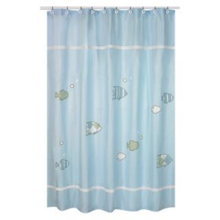 Sweet Jojo Designs Go Fish Shower Curtain product details page