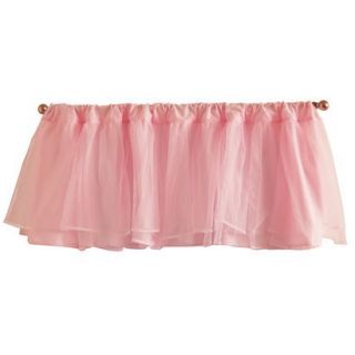 Tadpoles Tulle Window Valance   Pink product details page