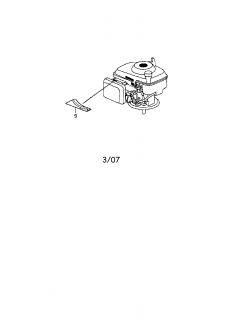 Model # GCV160 LAS3A Honda Engine   Recoil starter (4 parts)