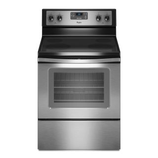 Shop Whirlpool 30 in Smooth Surface Freestanding 4 Element 4.8 cu ft 