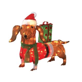 Ver Holiday Living 30 100 Light Soft Tinsel Sausage Dog at Lowes