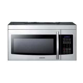 Shop Samsung 1.7 cu ft Over the Range Microwave (Stainless Steel) at 