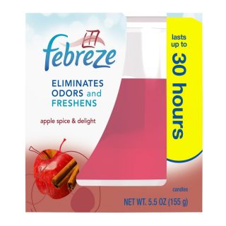 Ver Febreze 5.5 oz Apple and Spice Delight Air Freshener Candle Solid 