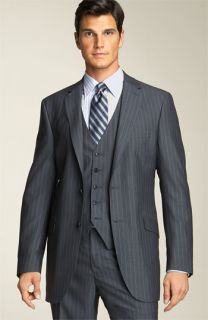 Ben Sherman Three Piece Pinstripe Suit  