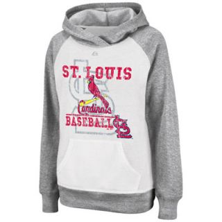 St. Louis Cardinals White Womens All Hooked Up Hooded Fleece 