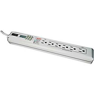 APC 6 Outlet 1020 Joule Surge Protector with LCD Timer  