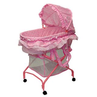 Dream On Me 2 in 1 Bassinet to Cradle   Pink