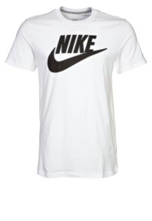 Nike Sportswear FUTURA TEE   T Shirt   white/grey/black   Zalando.de