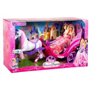 Exclusive Barbie The Princess and The Popstar Horse And Carriage