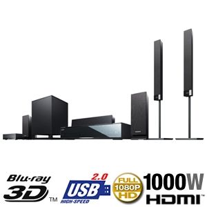 Sony BDVHZ970W Blu Ray 3D Home Theater System   1000 Watt, 5.1 Channel 