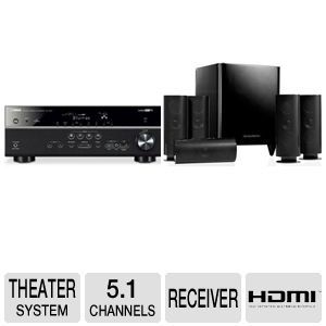 Yamaha RX V473BL 5.1 Channel Digital A/V Receiver & Harman Kardon 