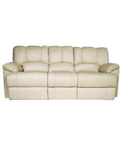 Buy Diego Leather Large Recliner Sofa   Ivory at Argos.co.uk   Your 