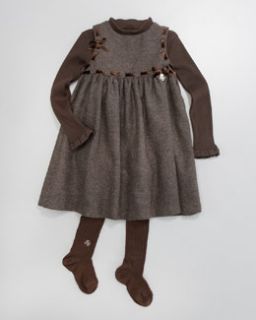 3W2S Tartine et Chocolat Calipso Turtleneck, Wool Dress & Ribbed 