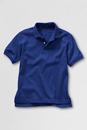 School Uniform Short Sleeve Solid Performance Interlock Polo Shirt