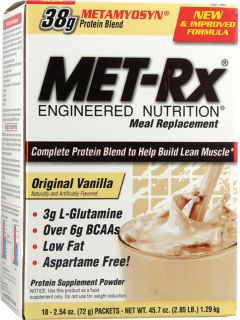 MET Rx Engineered Nutrition® Meal Replacement Original Vanilla    18 