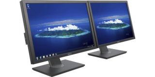 Dell Professional P2210 22 Inch Widescreen Flat Panel Dual Monitors