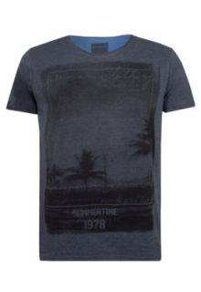 Camiseta Calvin Klein Calvin Klein Summertime 1978 Azul   Compre Agora 