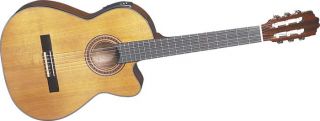 Dean CSCM Espana Solid Top Cutaway Acoustic Electric Guitar  Musician 