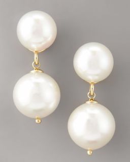 White Pearl Earrings  