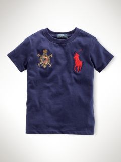 Short Sleeved Heritage Tee   Boys 2 7 Sweatshirts & Tees   RalphLauren 