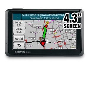 Garmin Nuvi 1390T LMU Auto GPS   4.3 Touch Screen Display, Text To 