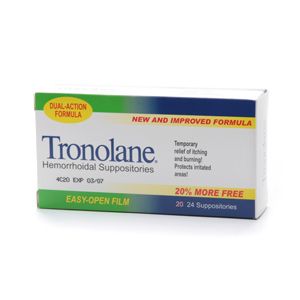 Buy Tronolane Hemorrhoidal Suppositories & More  drugstore 