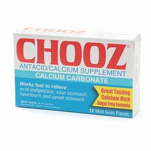 Buy Chooz Antacid/Calcium Supplement, Mint Flavored Gum & More 
