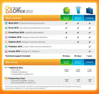 Microsoft Office Home And Business 2010 Traditional Disc by Office 