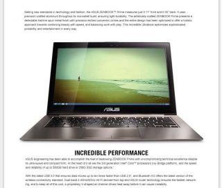 Purchase the Asus Zenbook Prime at Office Depot