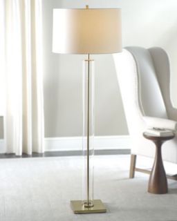 Norman Glass Floor Lamp   The Horchow Collection