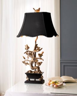 Brass Bird Table Lamp   The Horchow Collection