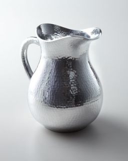 Towle Hammered Pitcher   The Horchow Collection