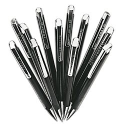 FORAY Tungsten Carbide Retractable Ballpoint Pens 07 mm Fine Point 